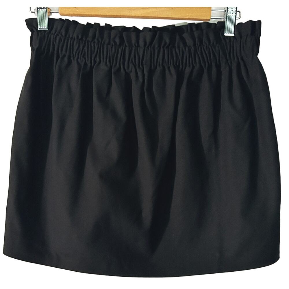 NWOT Kourt Linen/Cotton Paper Bag Mini Skirt Small